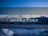 菠萝TV小卡片：问题段落越级了吗，动作把相关写回相关